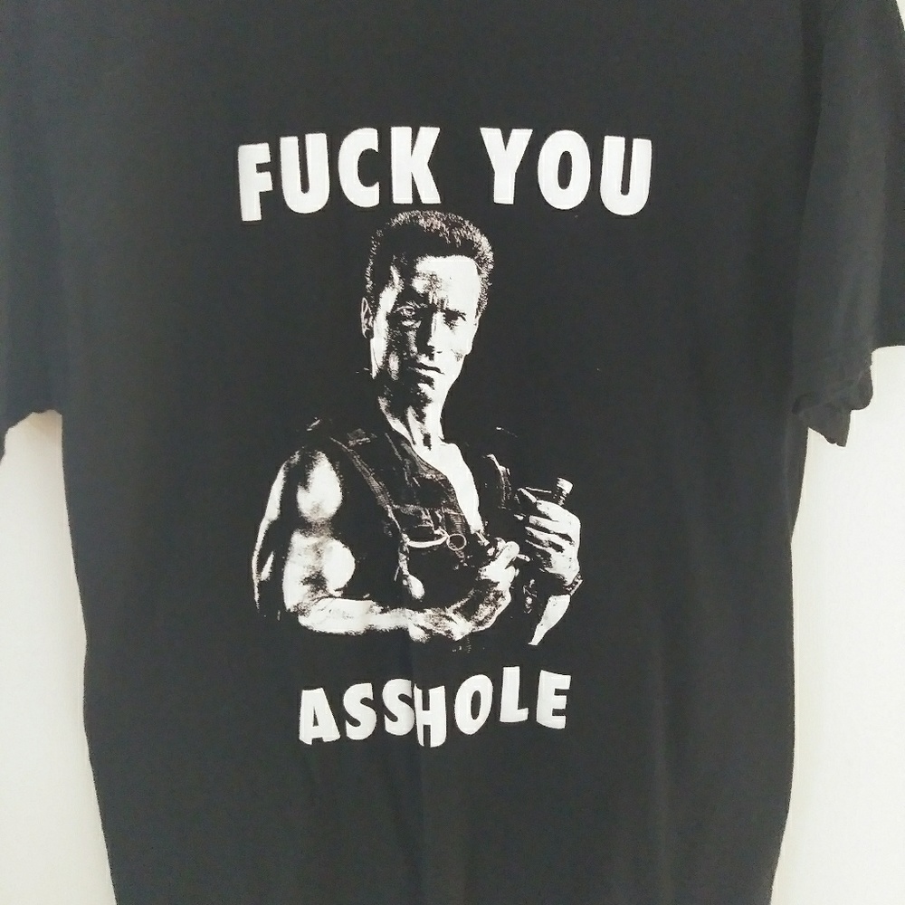 Haha!! Terminater shirt.